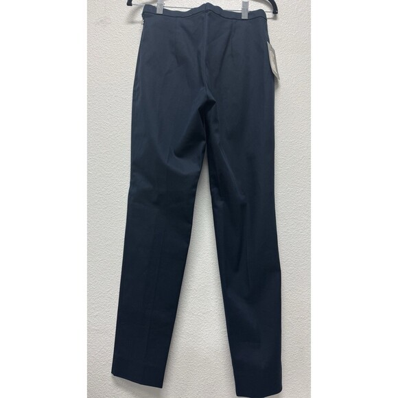 Bogner Fabia Cotton-Blend Dress Pant Slacks  US L4 EU 68 Navy Blue Trouser - Picture 4 of 5